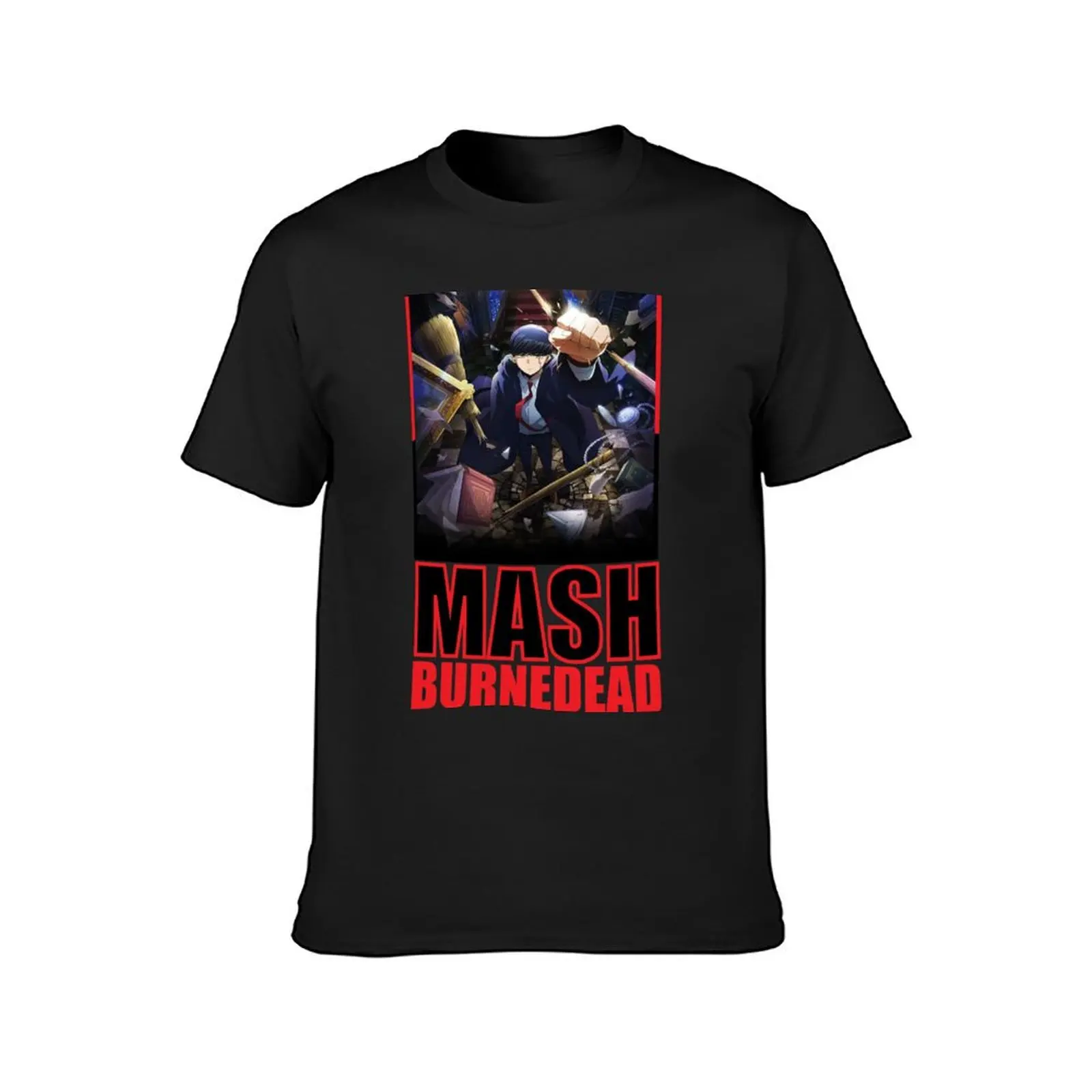 Mashle - Mash Burnedead T-Shirt quick drying summer clothes heavyweights mens workout shirts