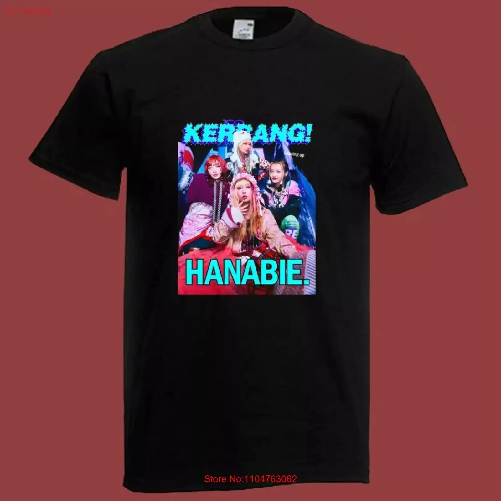Hanabie Kerrang Men's T shirt size S 5XL vintage Washed Casual designer clothes fashion Comfortable Soft Slightly Breathable