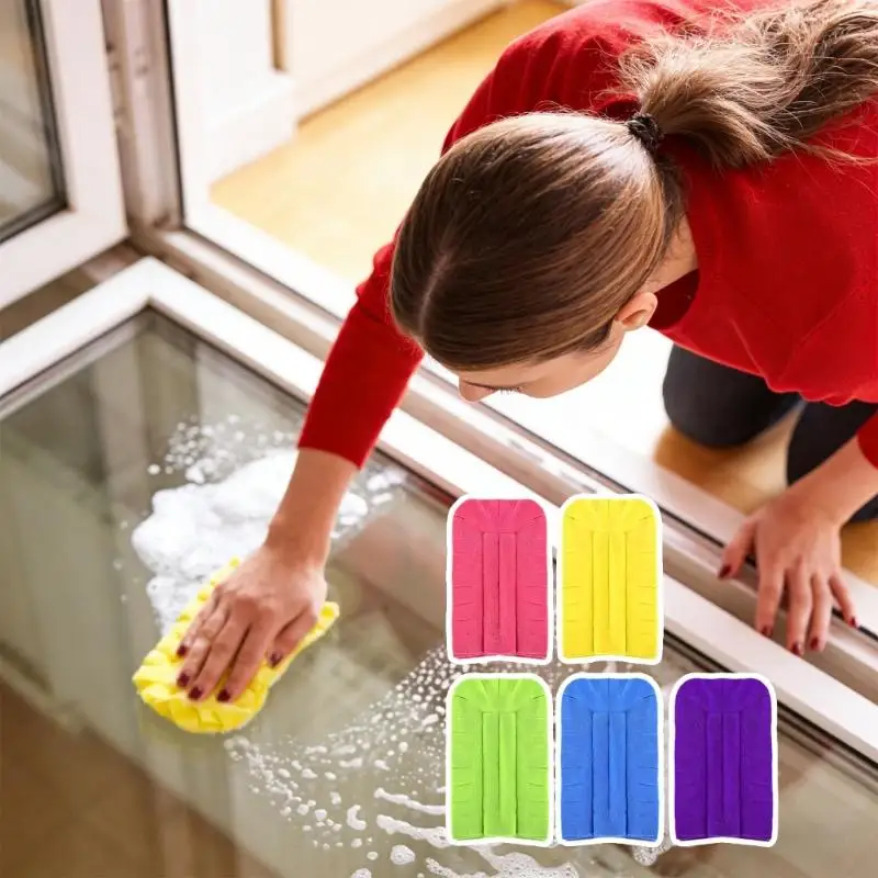 

Многоразовые наполнители для волоконных тряпок с ручкой для полировки стеклянной мебели, вентилятора, оконного пола и салона для