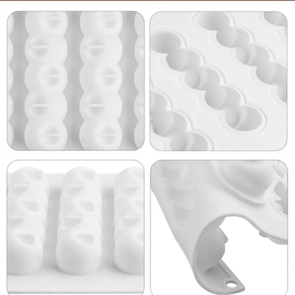 

New Silicone Mousse Cake Mold Long Strip Oval Pastry Mold DIY Homemade Baking Mould Party