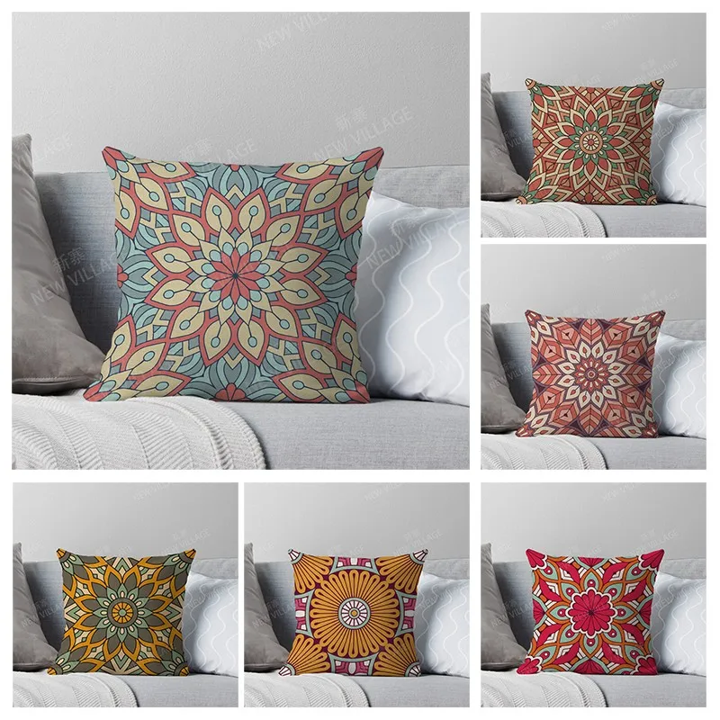 Fall home decor autumn living room throw pillow cover sofa boho Cushion cover Morocco45x45cm 45*45 50x50 60x60cm 40*40 40x40cm
