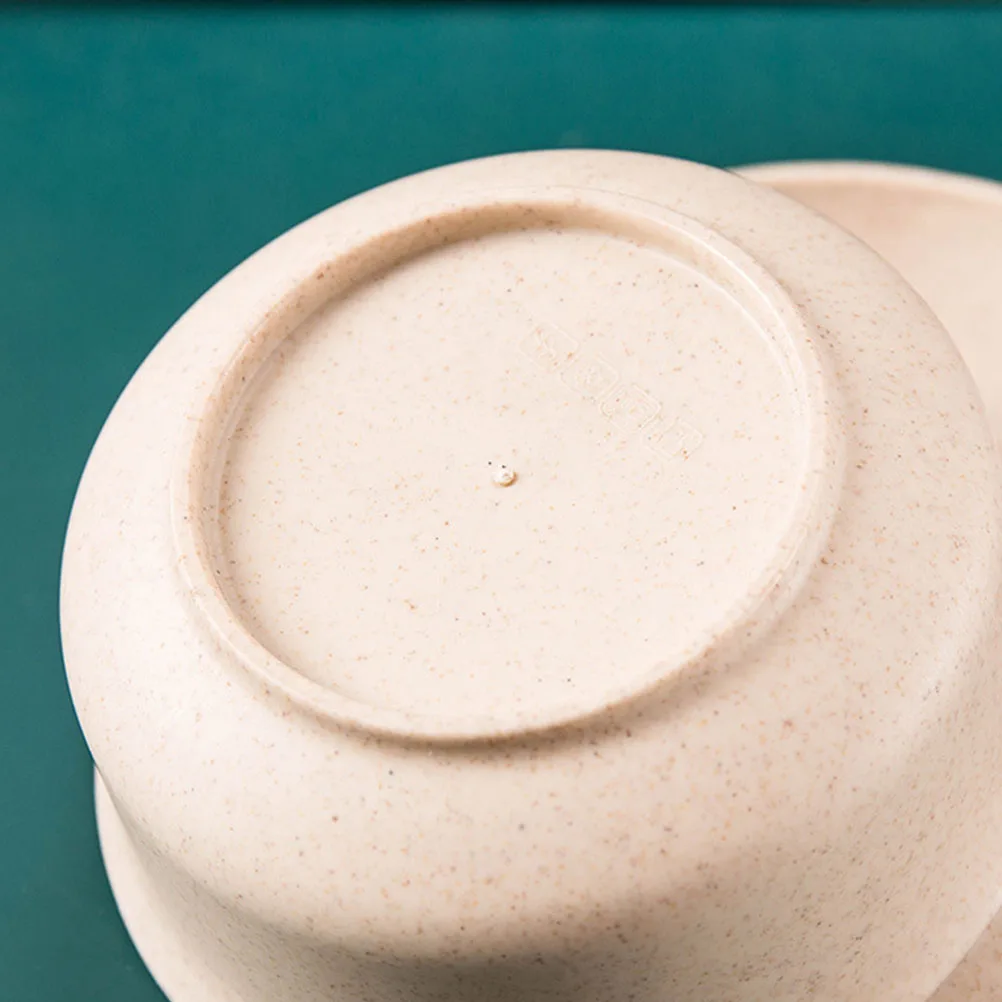 

1 шт. Термостойкая суповая миска из пшеничного волокна с двумя ручками, для лапши, риса, каши, фруктовых салатов, кухонный контейнер