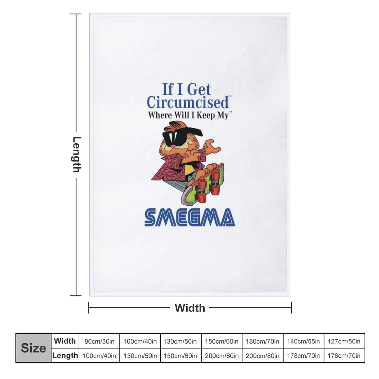 If I Get Circumcised Where Will I Keep My Smegma Throw Blanket Sofa Quilt Soft Plush Plaid Flannel Fabric Blankets