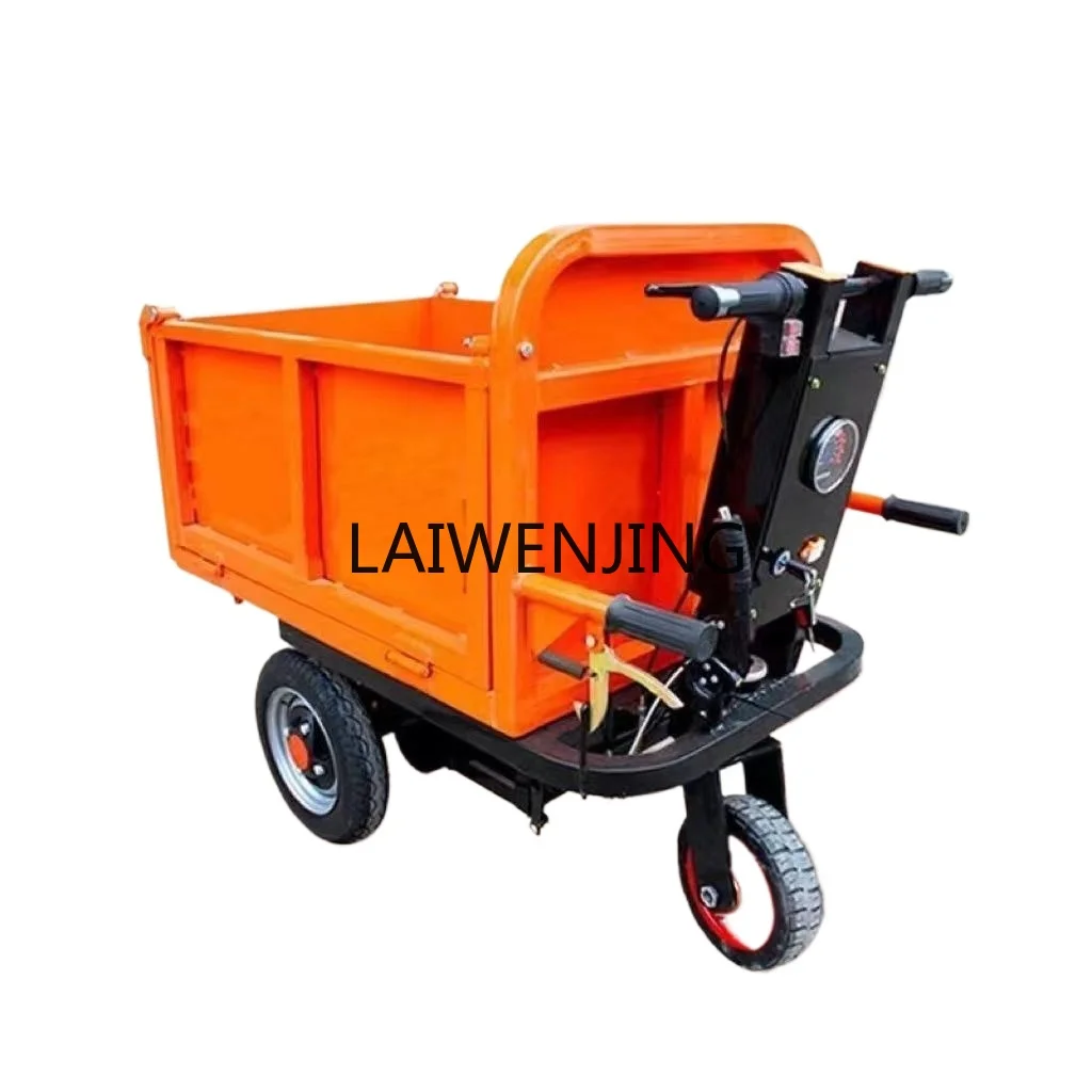 LYN three-door trolley construction site with Lasha cement brick tools to transport material dump truck