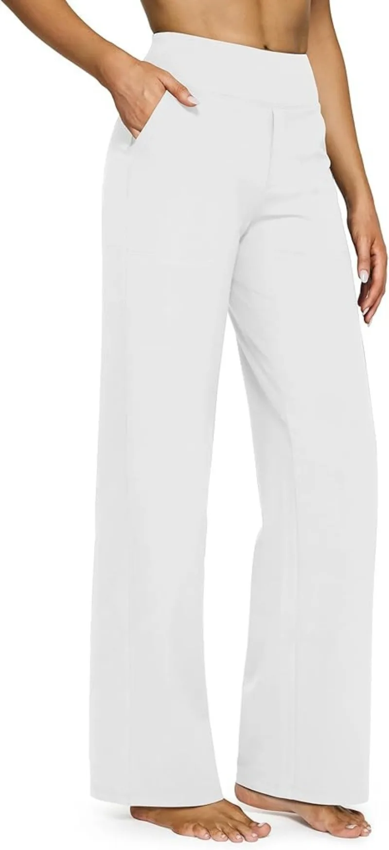 UNITIM Damen-Trainingshose mit weichen, geraden Beinen und Taschen, Yoga-Hose für Damen, lässige, gerade Hose mit hoher Taille, Sport, Yoga, Joggen – Detail 5