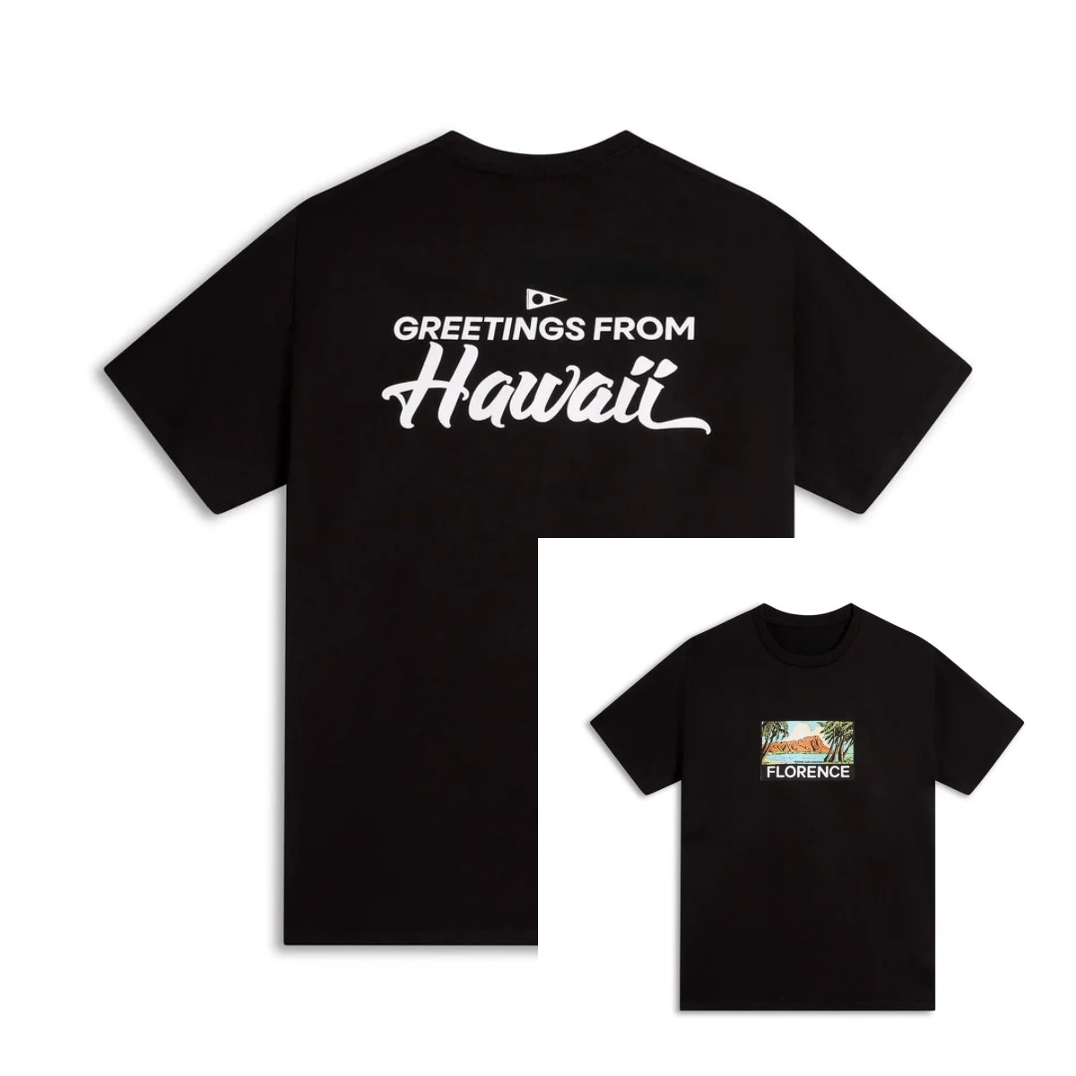 Postcard Extreme Sports Outdoor Brand T-shirt Cotton Graphic Tee Men Women Summer Streetwear