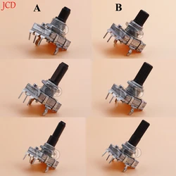 1 piece EC16 Rotary Encoder 24 Position 24 Pulse Digital Rotary 3Pins Amplifier Volume Switch Induction Cooker Switch 15/20/25