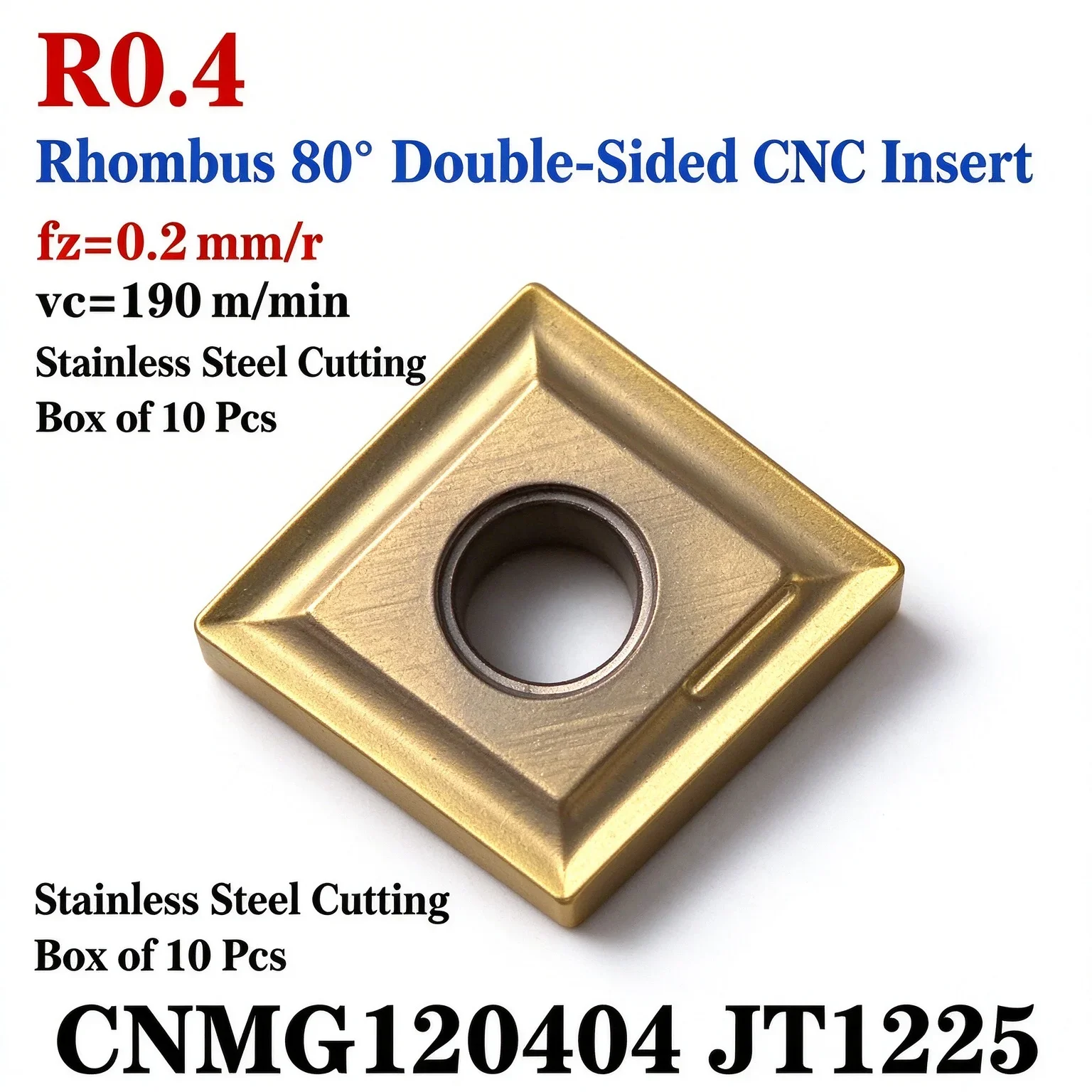 JXTC CNMG120408 CNMG120404 JT1225 Carbide Insert CNMG Inserts