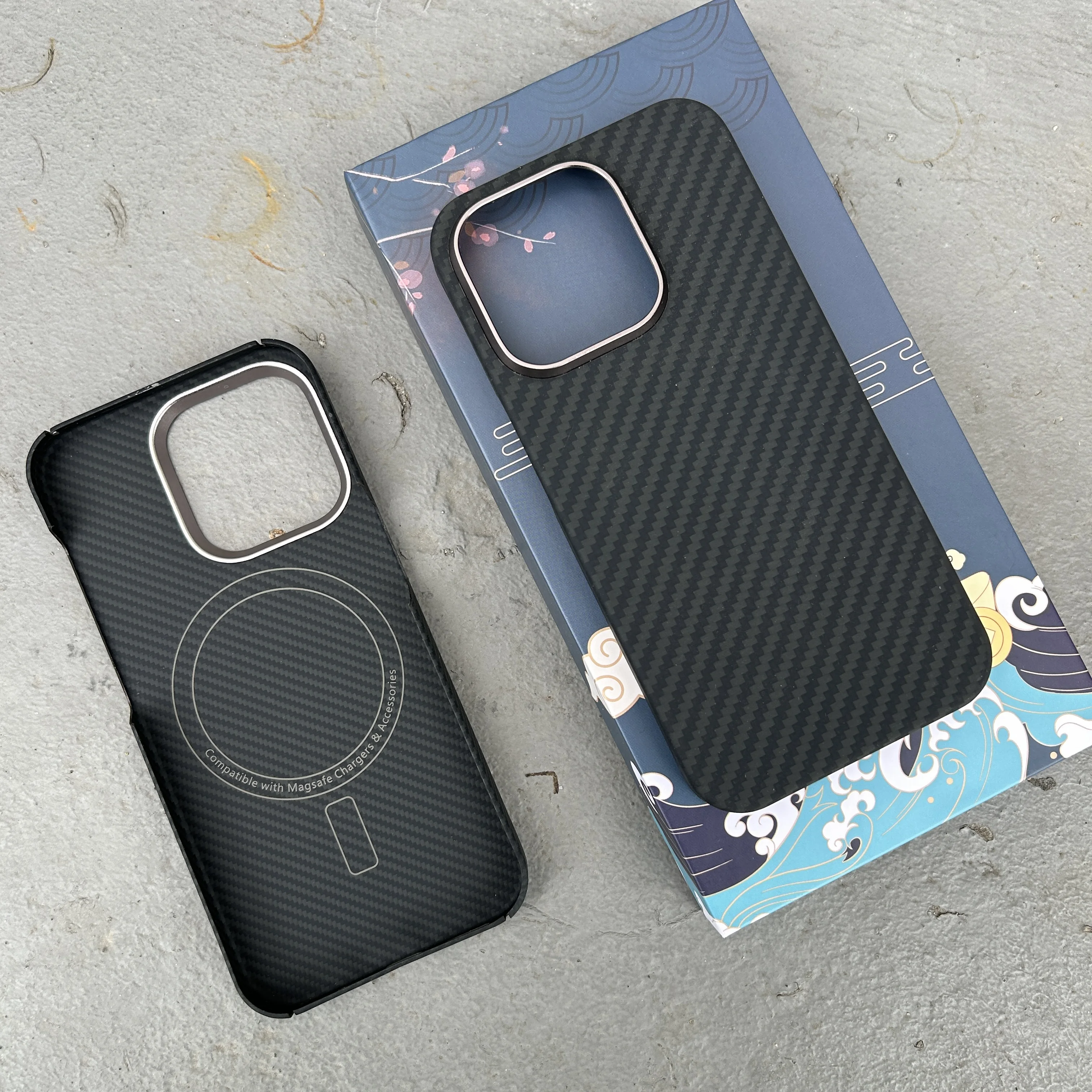 

Чехол для iPhone 16 151 6 Pro Max 14 15 Plus, ультра роскошный чехол Magsafe с магнитной беспроводной зарядкой из углеродного волокна, тонкий чехол из арамидного волокна