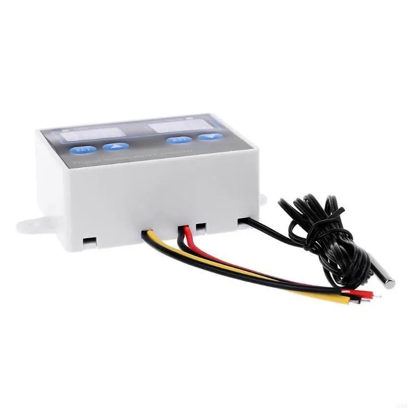U0DF Digital LED Pengontrol 10A dan Centigrade Thermostat Control Switch Probe Pengontrol