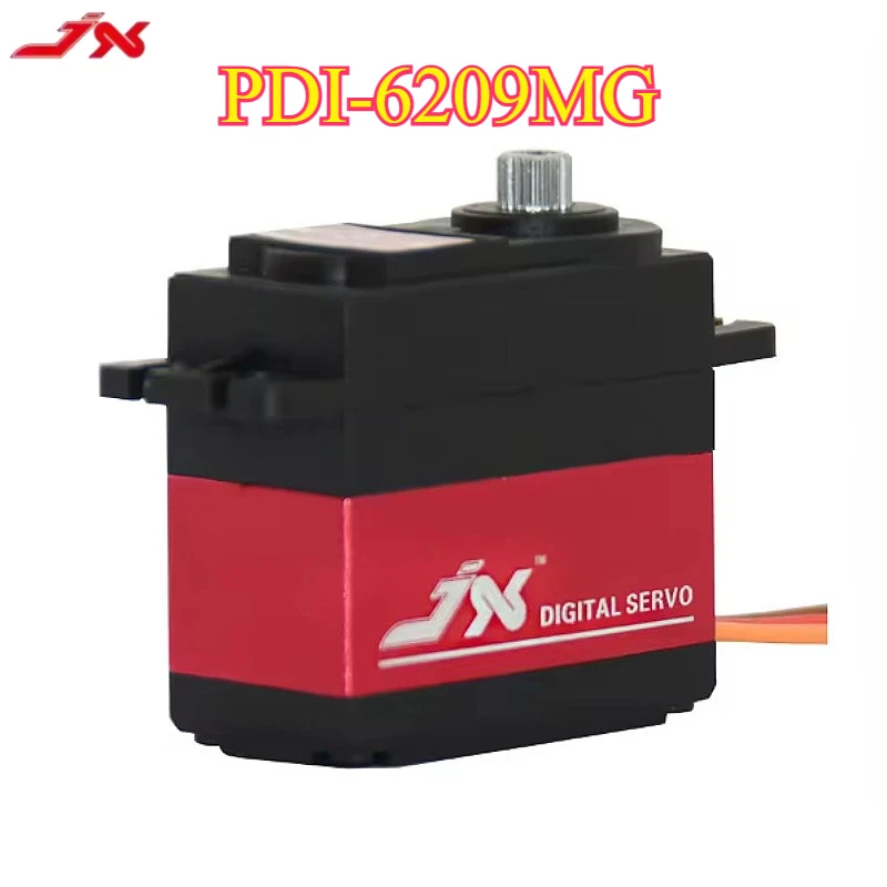 JX PDI-6209MG 4.8 فولت-6 فولت 0.13 ثانية/60 9.35 كجم الرقمية المعادن سيرفو الألومنيوم الحال بالنسبة 1/10 RC سيارة Kst سيرفو نموذج سيارة موتور RC أجزاء
