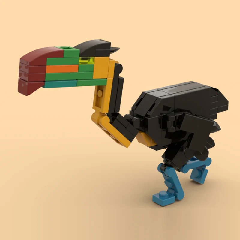 Creators Animal Series Model MOC Building Bricks Colorful Beak Bird Modular Technology Gifts Holiday Assemble Children Toys Suit