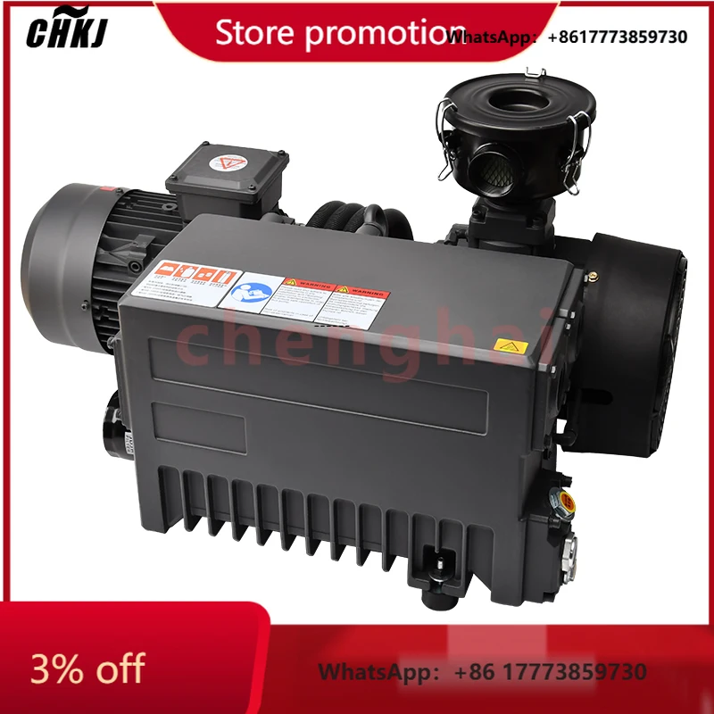 

CHKJ-2025NEWVN-0100 100m3/h Single-stage Mini Rotary Vane Vacuum Pump for PVC Vacuum Forming