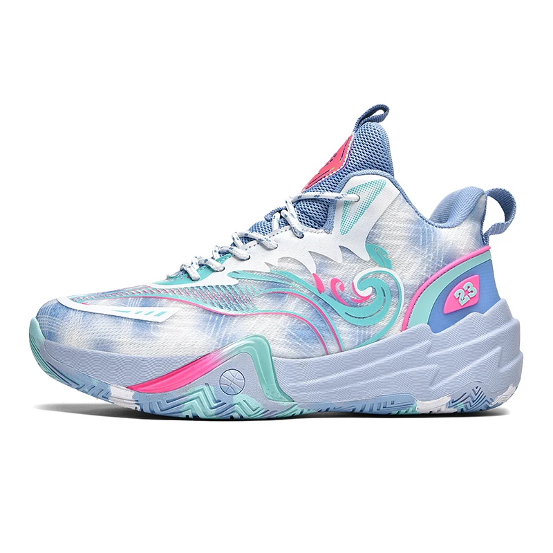 Men's Basketball Training Shoe Autumn Winter Breathable Mesh TPU Support Non-Slip Rubber Sole Cushion Athletic Sneaker Size35-45