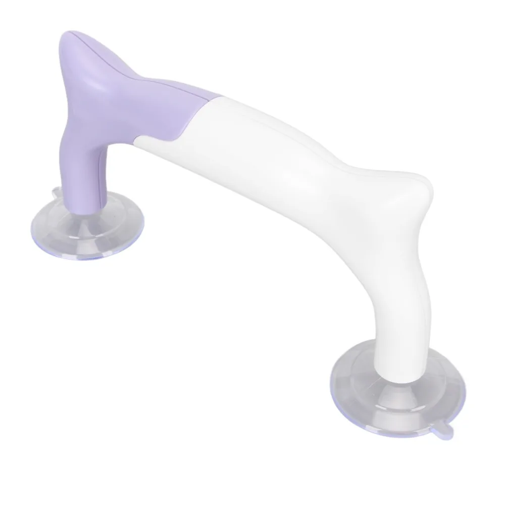 Durable Purple White Quilting Ruler Handle Strong Suction Cup Easy Assembly Suction Cup Handle Ruler Sucker Handle For Patchwork