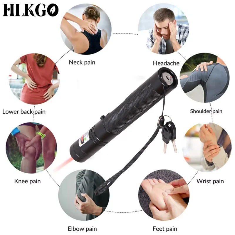 

Professional Grade 200mW 808nm NIR Laser Pen 3 Diodes LLLT for Acupuncture Points Pain Management Physiotherapy Recovery
