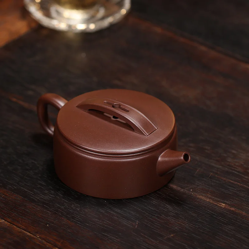 [Jingzhou Kiln] Grand Collection Yi Purple Clay Pot, High Temperature Old Mud Han Tile Handmade By  Panjun