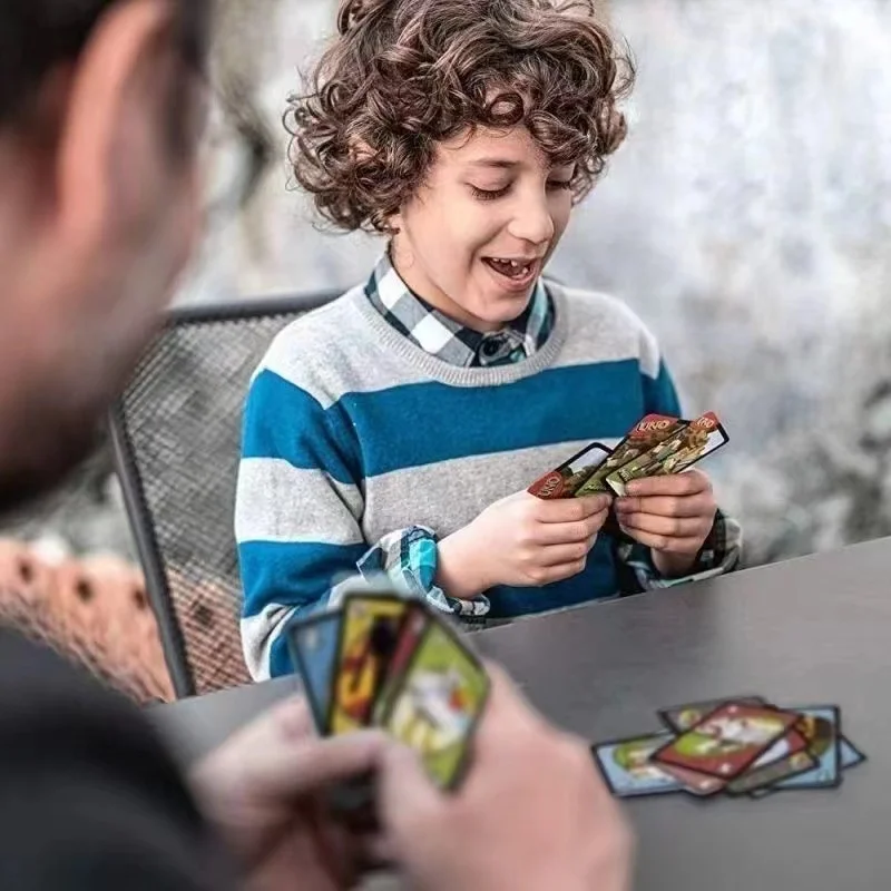 Uno No Mercy Game Era Youth League Card, juego de mesa, juego de entretenimiento para fiestas, tarjetas de juguete, regalo de cumpleaños para niños,