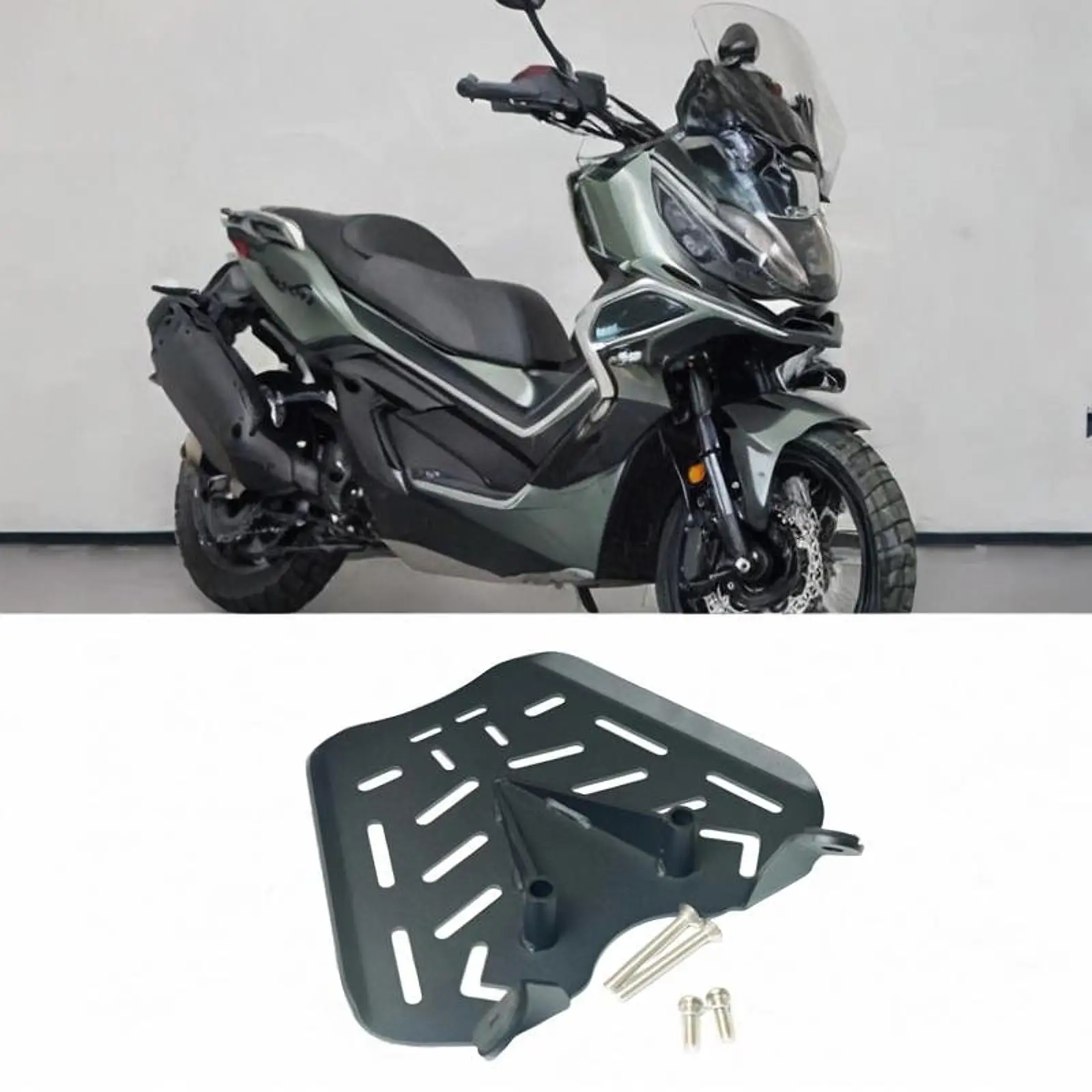

Motorcycle Rear Luggage Rack Modification Easy Installation Multiuse Cargo Rack Luggage Bracket for Vehicle Replace Parts