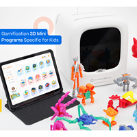 X-MAKER 3D Printer Fun Racer Bundle 3D Printer 0.05 mm Accuracy with  X-Fun Creation Kit Voice Commands for Kids Beginners