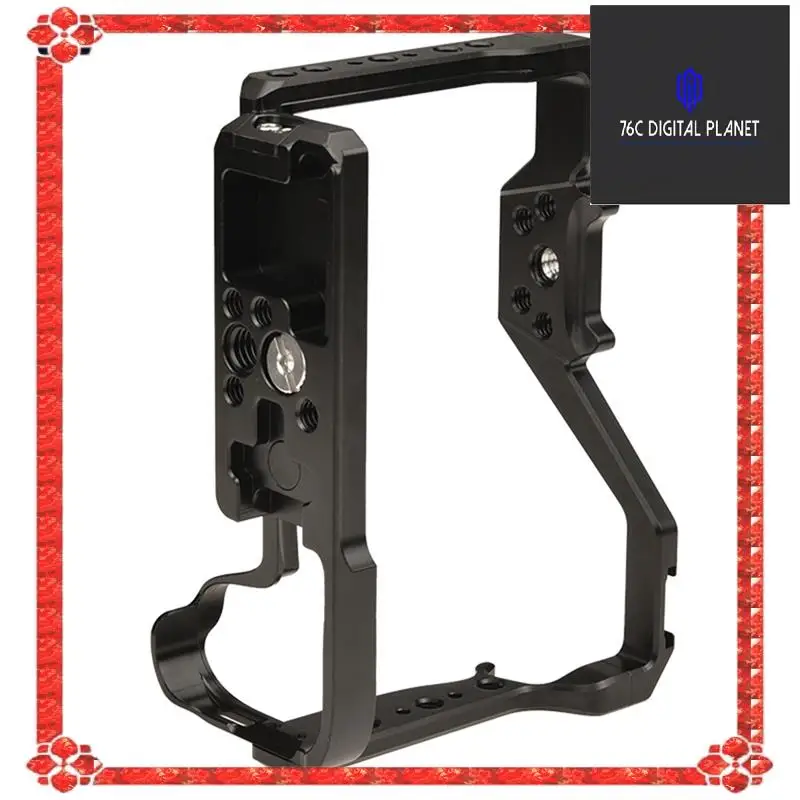 

For EOS R8 Camera Cage 1/4Inch-20 Threaded Hole All-IN-1 Cage Protects Camera ARRI 3/8Inch-16 For Canon EOS R8 Spare Parts