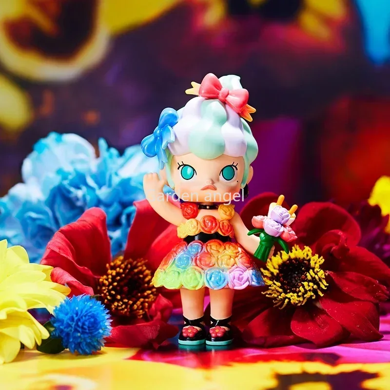 

POP MART MOLLY X MIKA NINAGAWA Flower Dreaming Series Blind Box Toy Caja Ciega Kawaii Doll Action Figure Model Anime Mystery Box