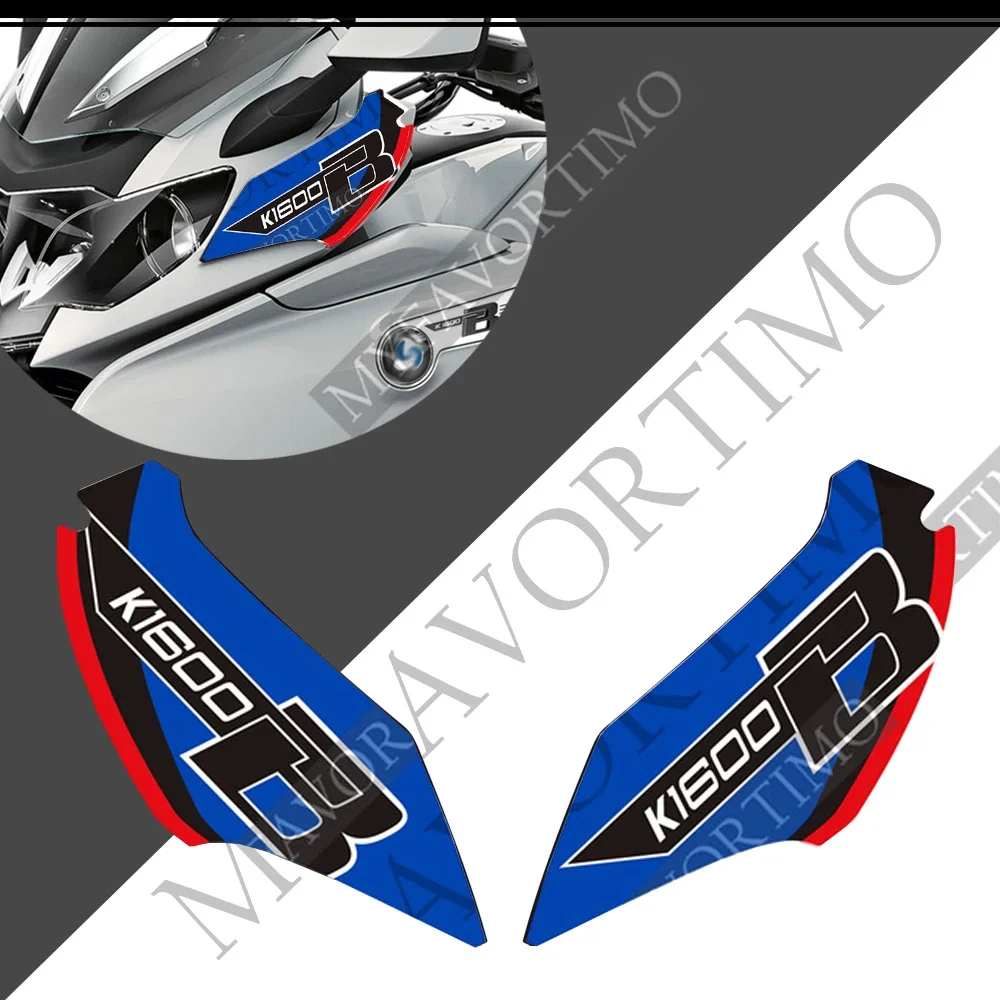 Carenatura del motociclo Parafango Emblema Logo Custodie Borse laterali Bagagli Tronco Rilievo del carro armato Adesivi Protezione per BMW K1600B K1600 K 1600 B