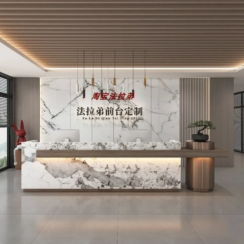 a*-Design Modern Reception Desks Shop Beauty Bar Luxury Hotel Restaurant Display Reception Desks Company Trendy Furniture^