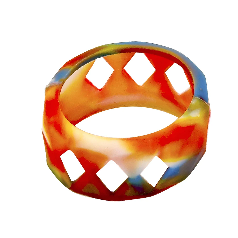 حلقة شريط حماية مزخرفة لمبة غطاء زجاجي لـ 510 خيط ZEUS X SUB أنبوب زجاجي فقاعي #5