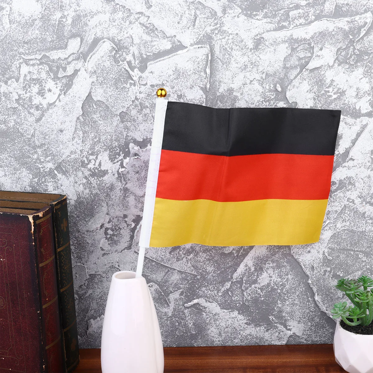 

50 Pcs Hand Waving Flag Held Stick Flags Mini Autoflaggen Italien Fahne Italienische Mit Stab Outdoor