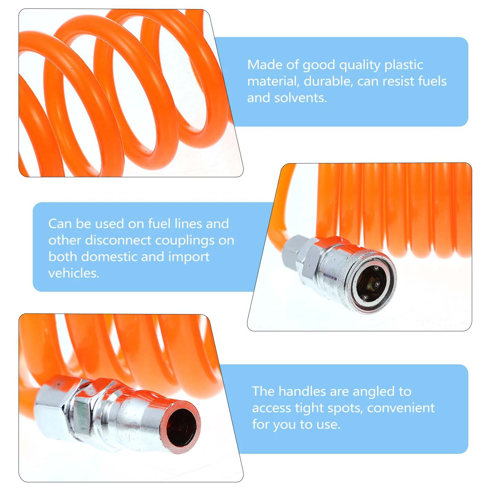 

9M Hose Pu Compressed Air Compression Hose Retractable Pneumatic Tool For Car Tire Inflator Universal Air Compressor Accessory