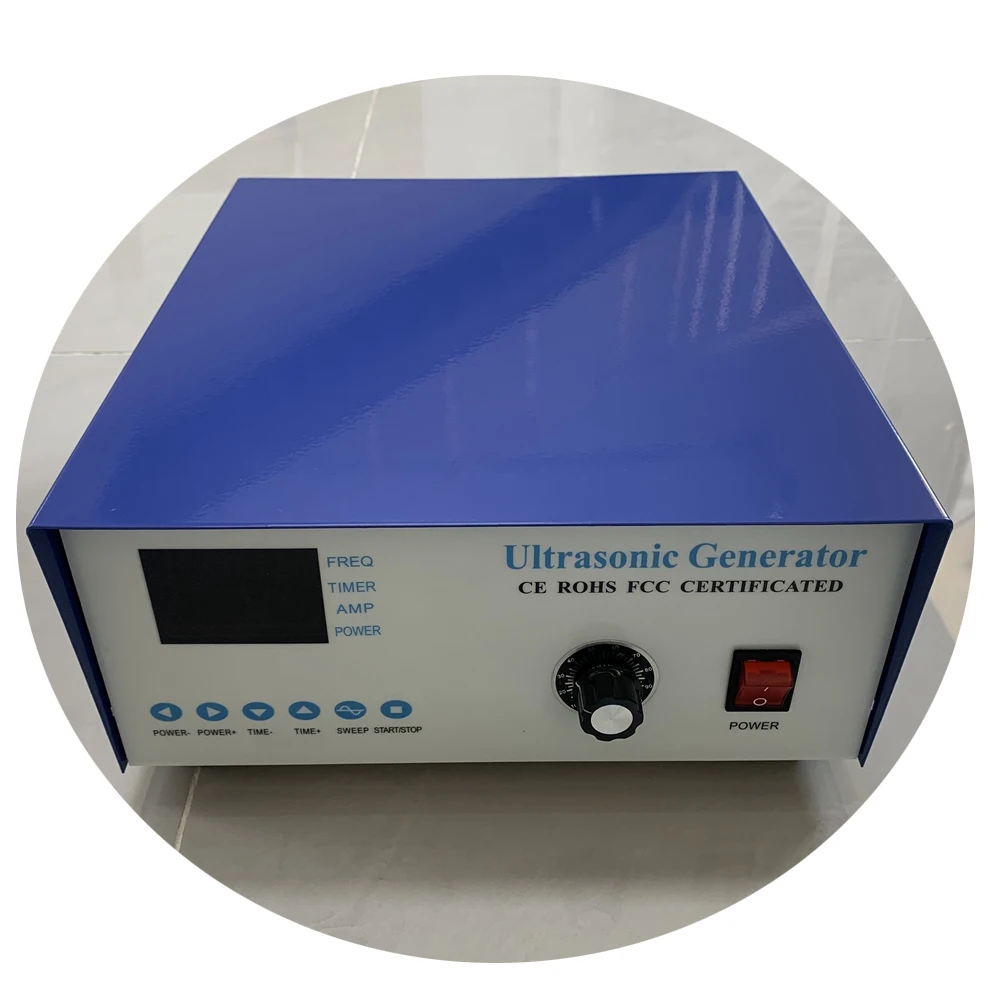 High Power 2400w 28khz Digital Ultrasonic Power generator With Button Frequency adjust And Timer