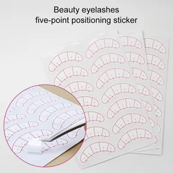 70pairs Eyelashes Stickers Five-point Positioning Paste With Scale Grafting Beauty Lash Extentions Makeup Tools