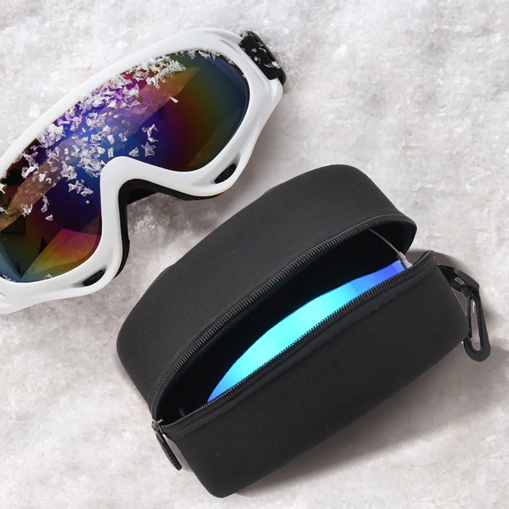 แว่นตาสกี Hard Case EVA แว่นตากีฬากันน้ําแว่นตาสกีกล่องเก็บฝุ่นสําหรับ Snow & Water Sport