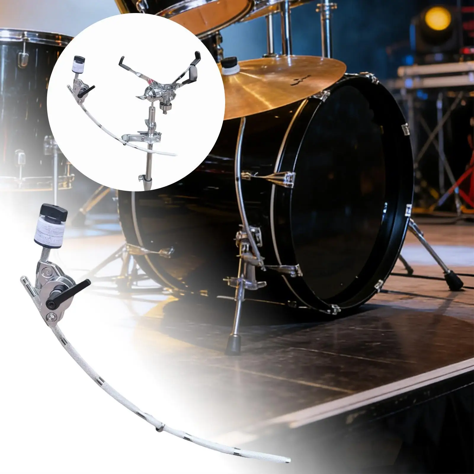 Professional Zinc Alloy Cymbal Stacker Drum Part Replacement Accessory for Drummer Practice and Performances