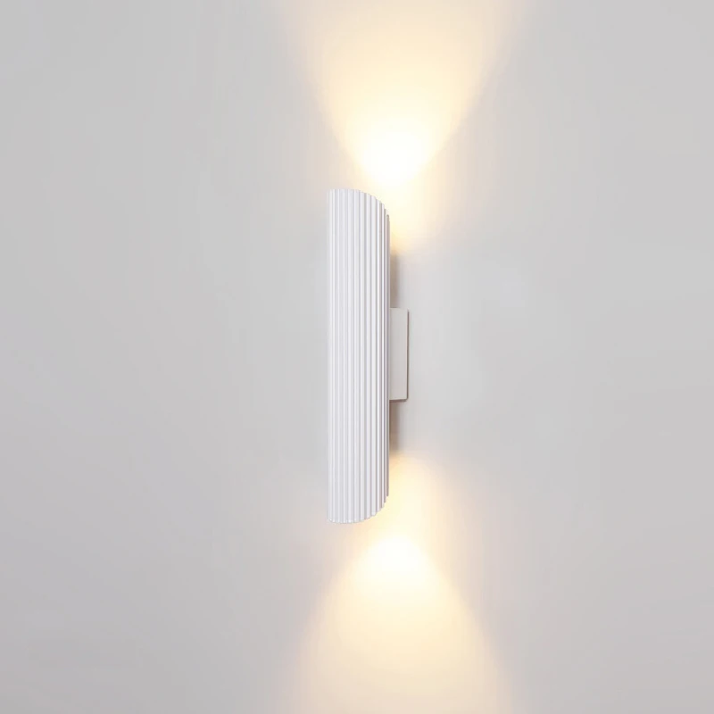 Nordic Modern RA97 Led Lamp Luxury Wall Sconce White Black Lighting Aluminium Bed Living Room Pillar Wall Lamp Home Decoration