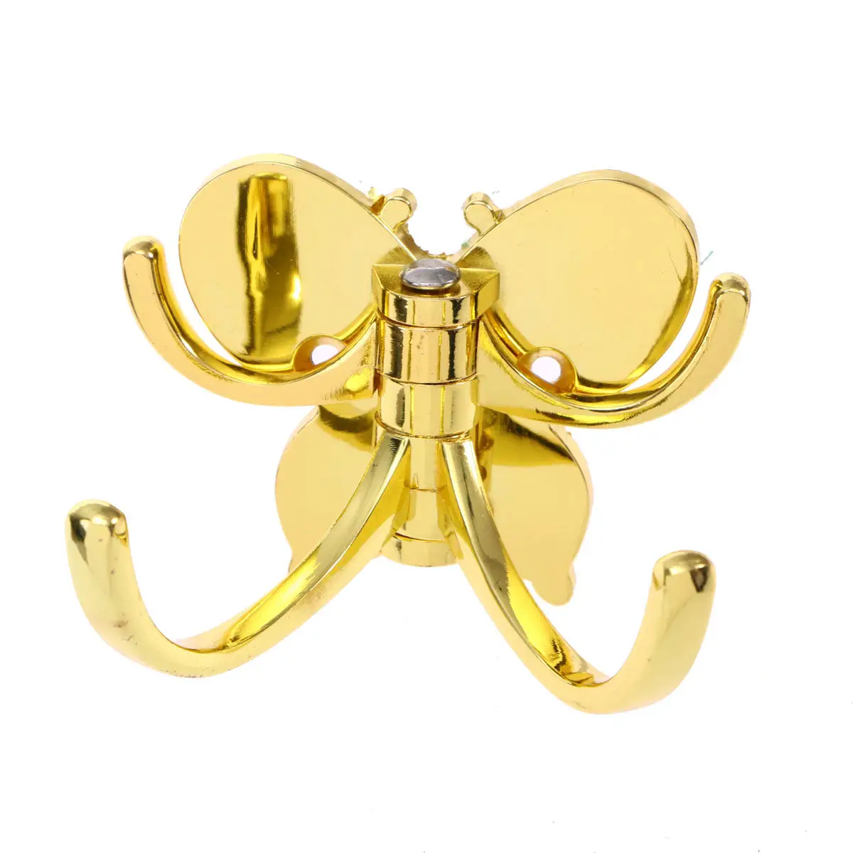 Wearproof Coat Hook Triple Space-saving Swing Arm with Four Arms Swivel Sturdy Corrosion Resistant - view 6