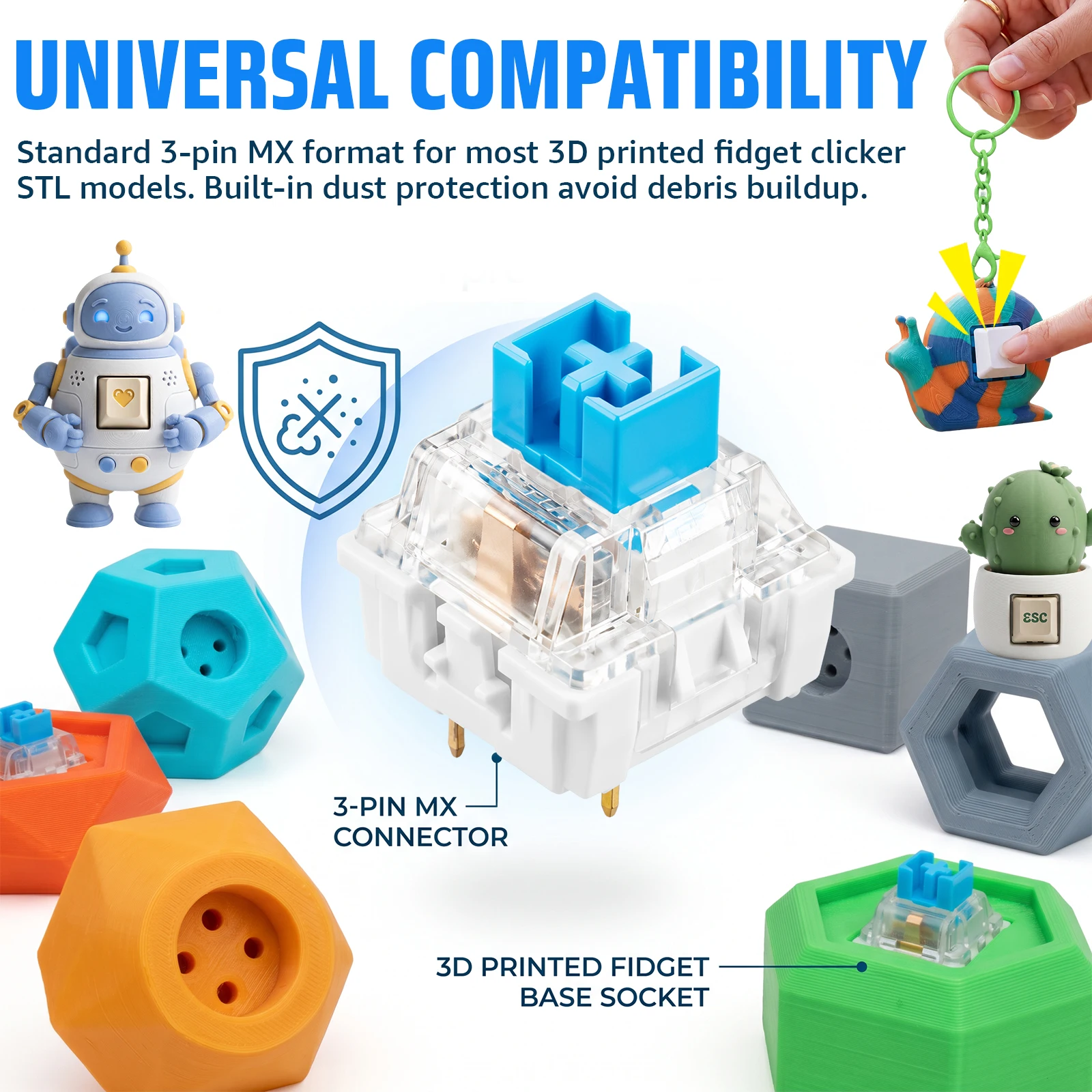 Kit di interruttori per tastie - Switch Puller Keycap Puller Kit recensione e prezzo