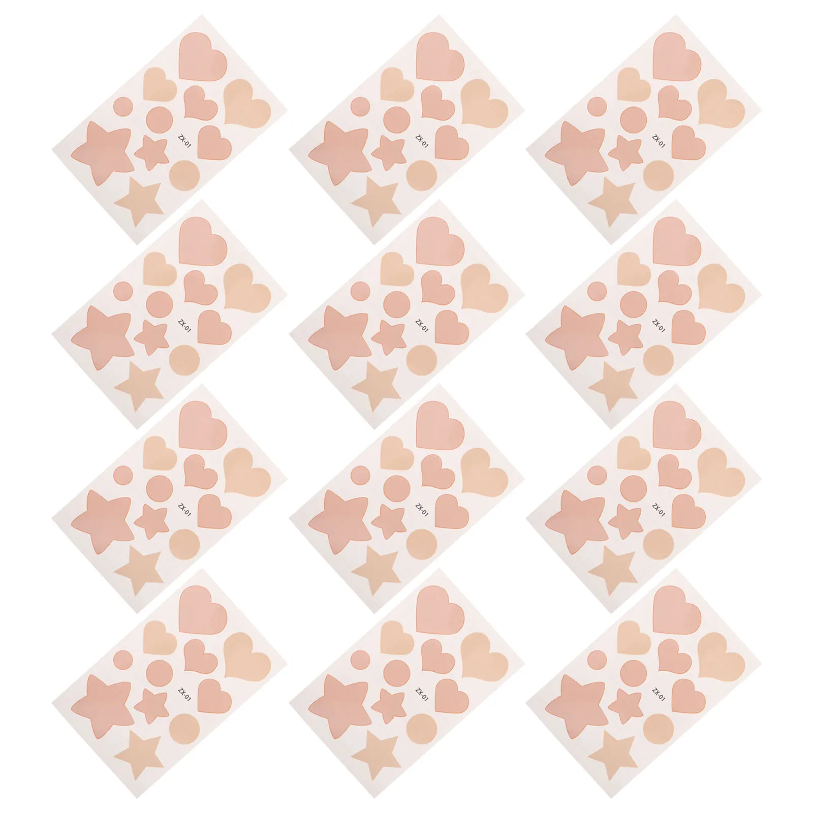 

12pcs Scar Cover Patch Ultrathin Invisible Concealer Skin Breathable Bandage Wound Cover Professional Sheets Stickers