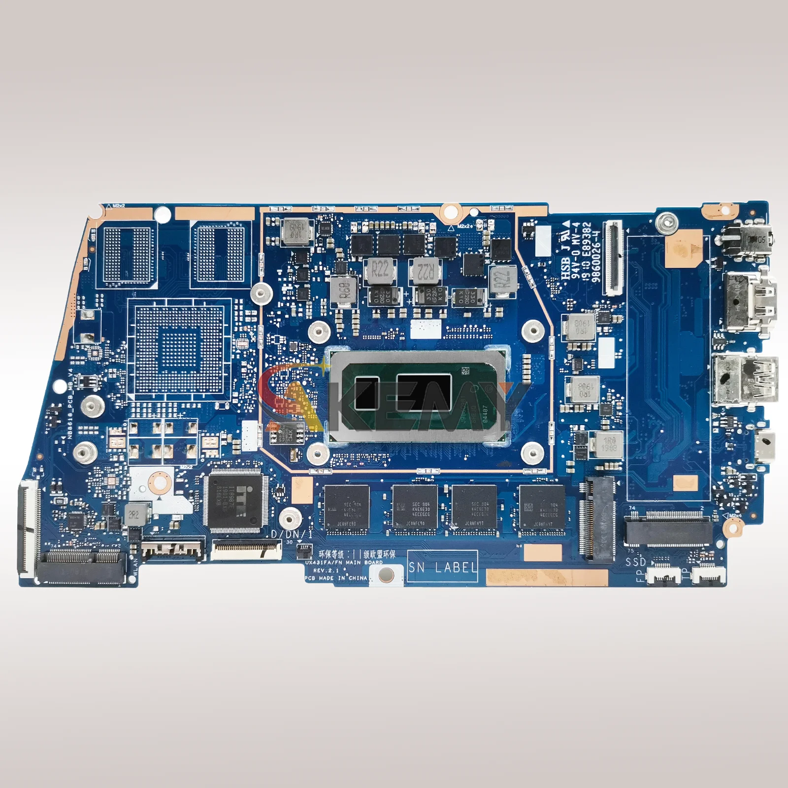 ASUS ZenBook S4500F S431F UX431FN UX431F UX431FA U4500F X431F 메인 보드 용 UX431FA 노트북 마더 보드 10 세대 I3 i5 i7 포함