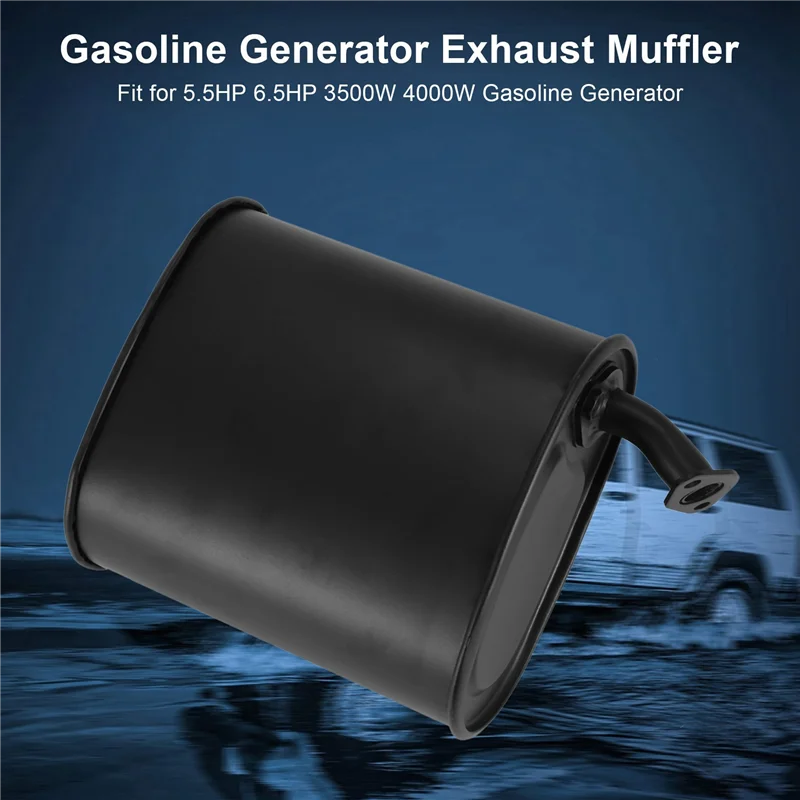 Imagem -03 - Silenciador do Escape para o Gerador da Gasolina Acessórios Universais 23kw 5.5hp 6.5hp 3500w 4000w