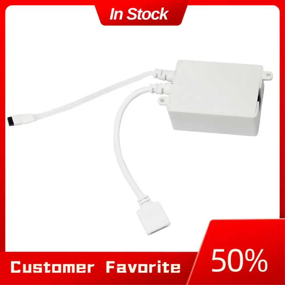 AT03 Top 1 Uds. Control remoto IR de 44 teclas para tiras de luz LED RGB 5050 y 1 Uds. Controlador LED RGB Control IR FB 24 teclas blanco