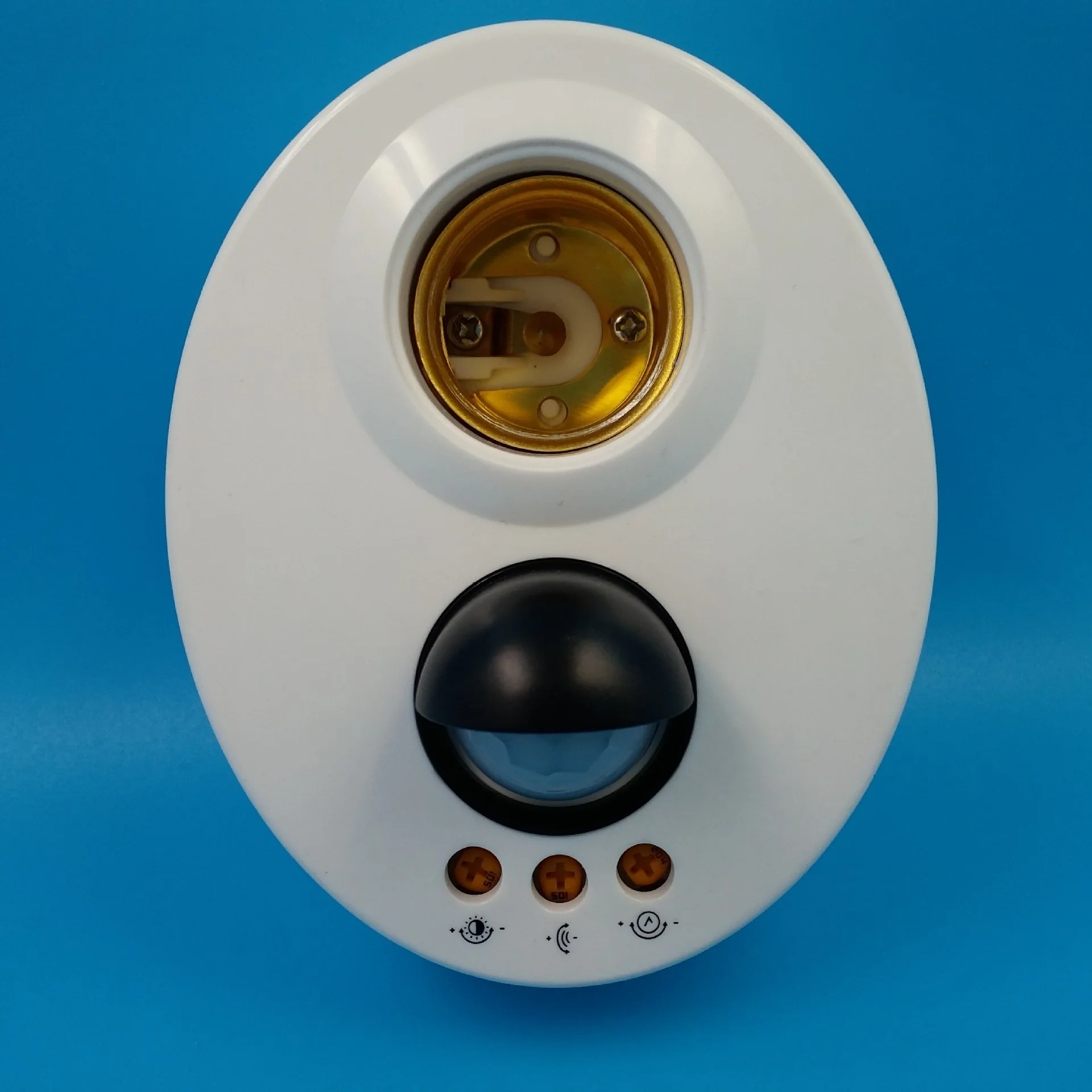 LED bulb/light adjustable E27 holder socket/lamp holder with automatic body infrared IR sensor PIR motion detector AC110V-250V