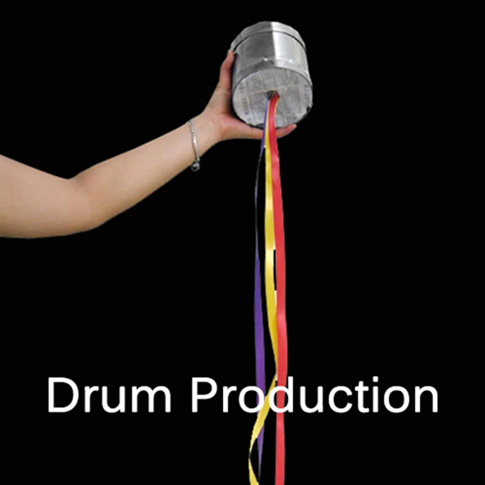 

Drum Production Magic Tricks Paper Flower Appearing From Empty Drum Producing Magia Stage Street Illusion Gimmick Mentalism Prop