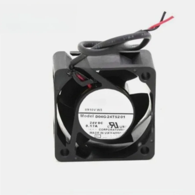 

Brand New Original D04G-24TS2 01 DC 24V 0.17A 40x40x20mm 2-Wire Server Cooling Fan Fast delivery