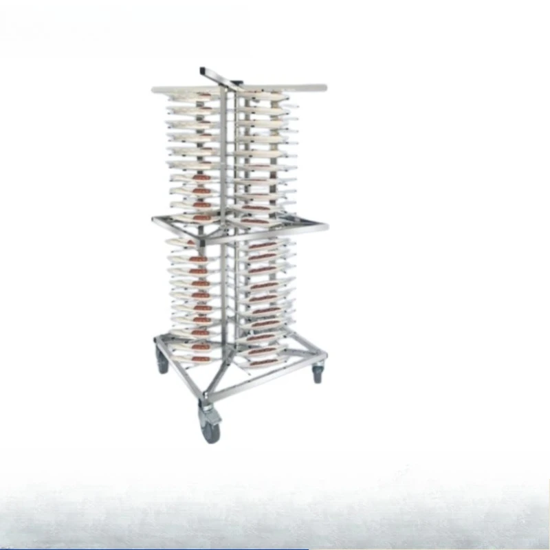

Stainless steel banquet disc truck, movable with wheels, dismountable disc truck