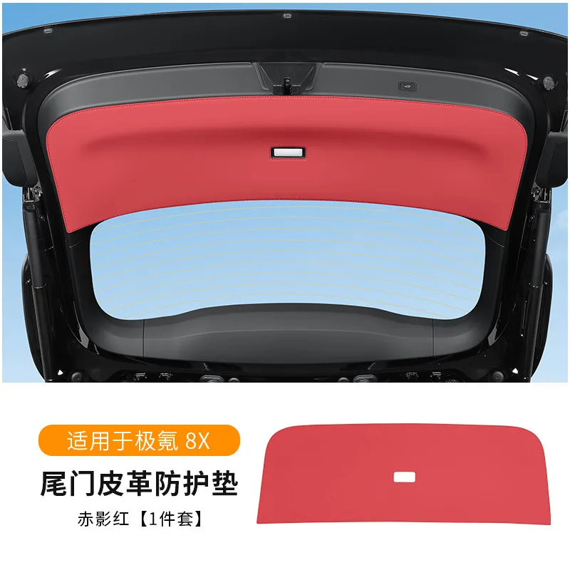 Fit For ZEEKR 8X Trunk Protective Mat Rear Door Panel Anti‑Scratch Sticker Luggage Compartment Interior Decor Car Modification