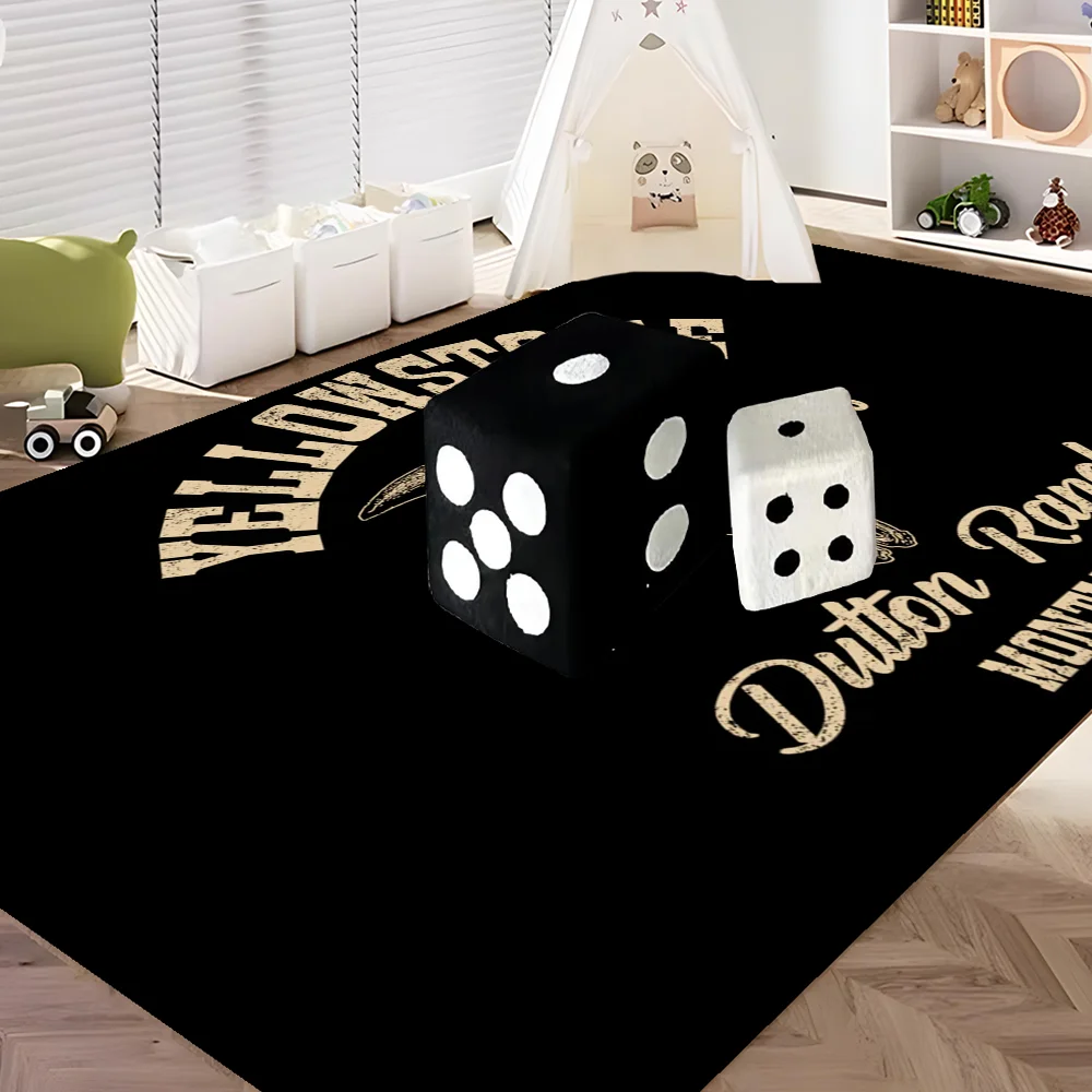 Yellowstone Dutton Ranch Floor Mat Non-Slip Laundry Room Mat Laundry Decor Balcony Child Living Room Household Carpets