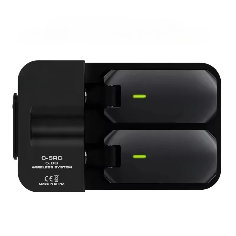 5.8GHz Wireless Guitar System with Ultra-Low Latency Low Noise Rechargeable Transmitter Receiver for Bass