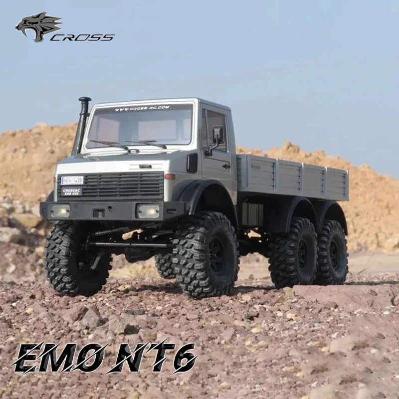 

Crossrc Emo NT6 1/10 RC RTR 6WD Simulation Unimog Electric Remote Control Model Car Off-road Crawler Adult Boys' Gift Box